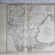 Carte de La Dace extraite de l'Atlas des l'histoire des empereurs de 1819, 48 x 34 cm