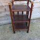 Meuble étagère en rotin vintage