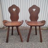 Pair of Brutalist Chairs