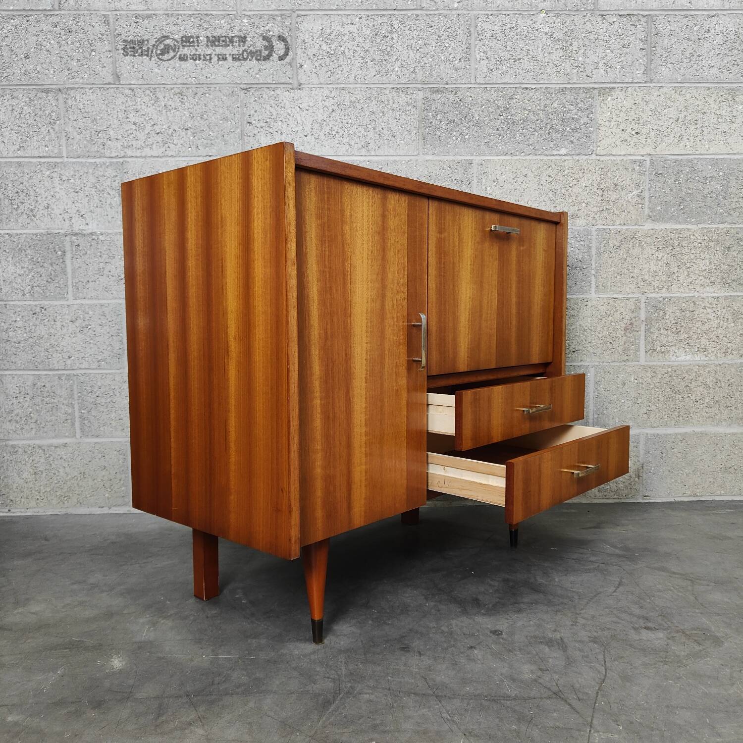 French Scandinavian style sideboard 1970