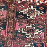 Tapis ancien Selle Tékké Boukhara fait main 64X107 CM