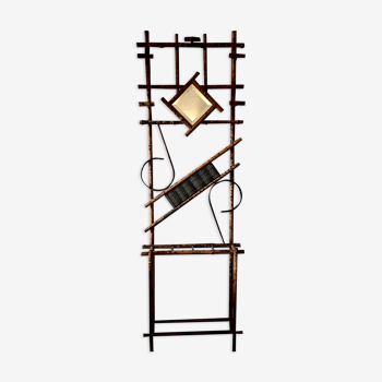 Wall coat holder bamboo "