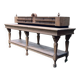 Draper's display table