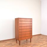 Mid-Century Danish Teak Chest of Drawers, 1960s.