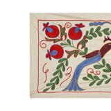 Vintage Turkish rug hand-knotted 44x95 cm