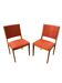 Pair of Scandinavian chairs in solid teak from the 1970s.