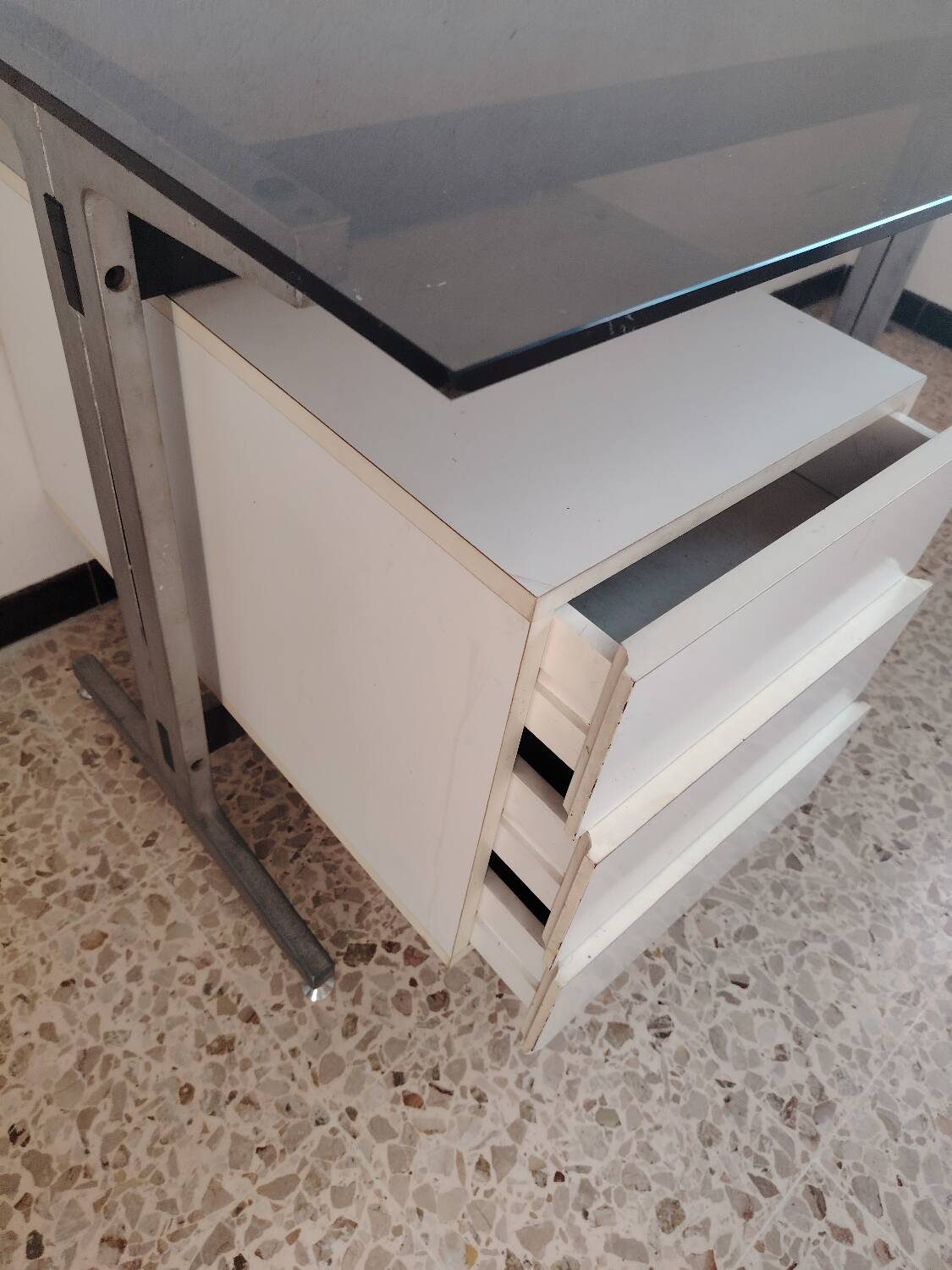 vintage desk Étienne Fermigier 1970s