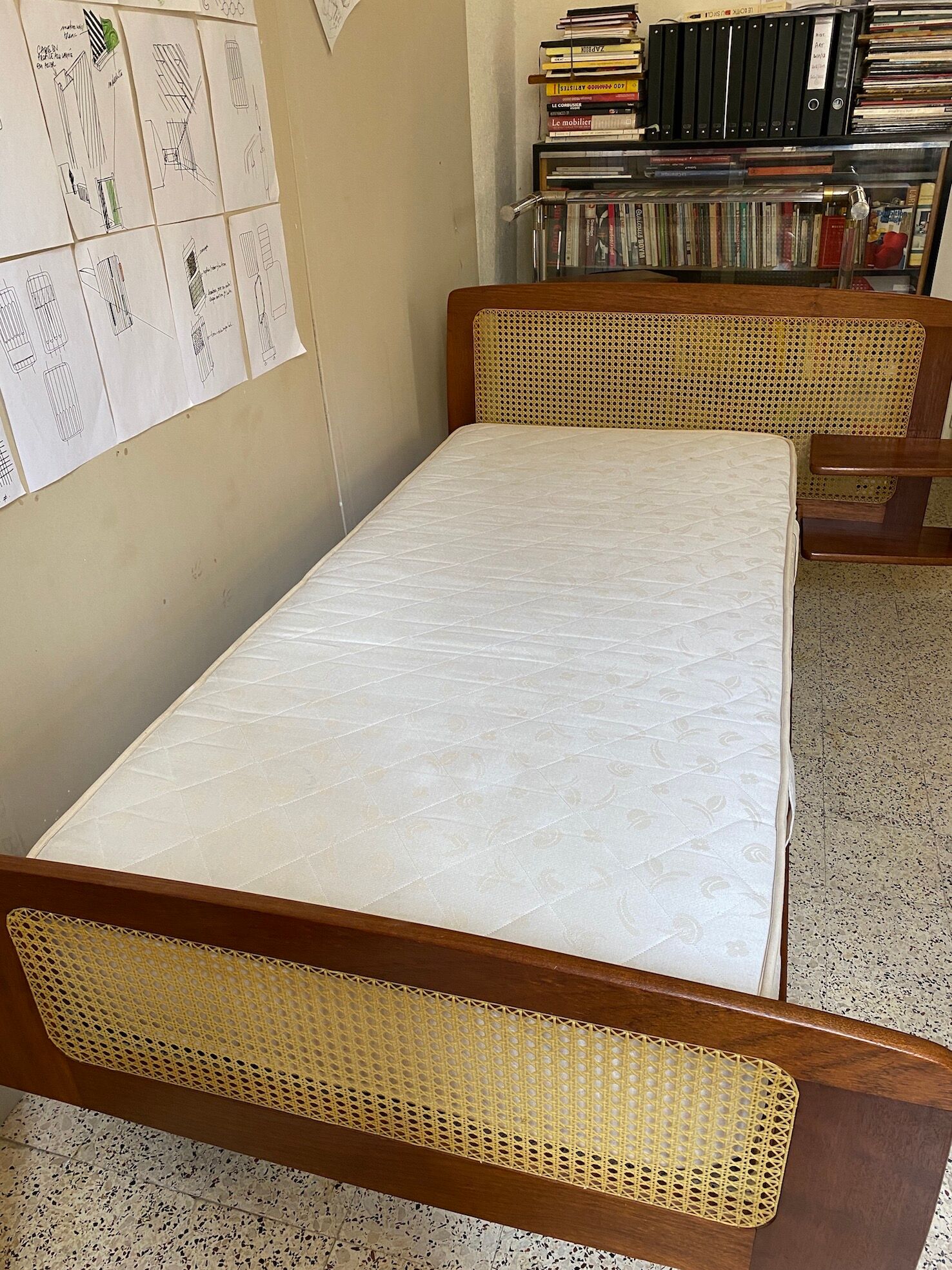 Bed produced by SNA Roset around 1960