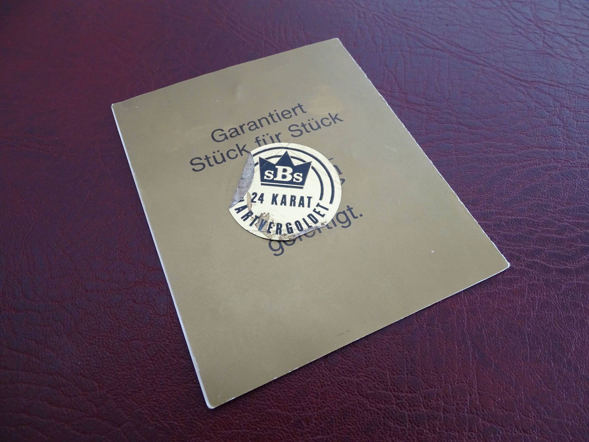 Ménagère Bestecke Solingen 70 pieces gold plated 24 carat for 12 people