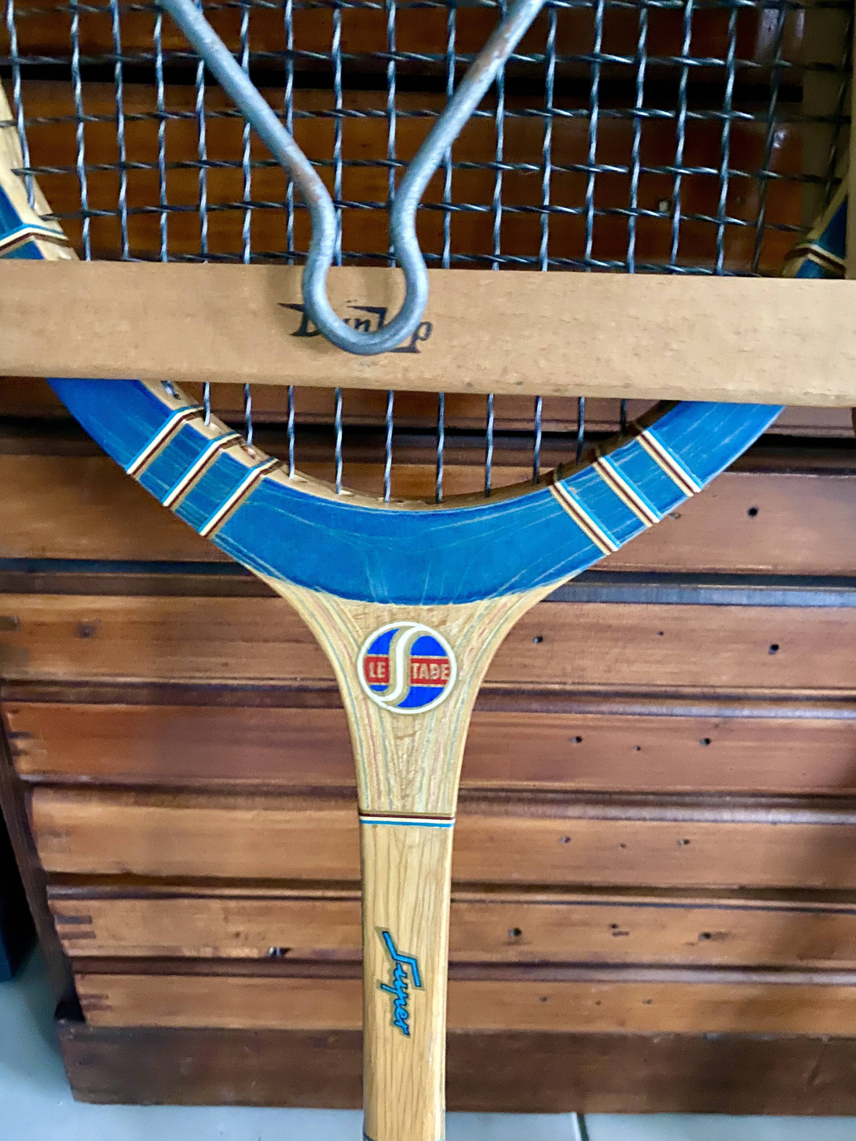 Pair of vintage tennis rackets