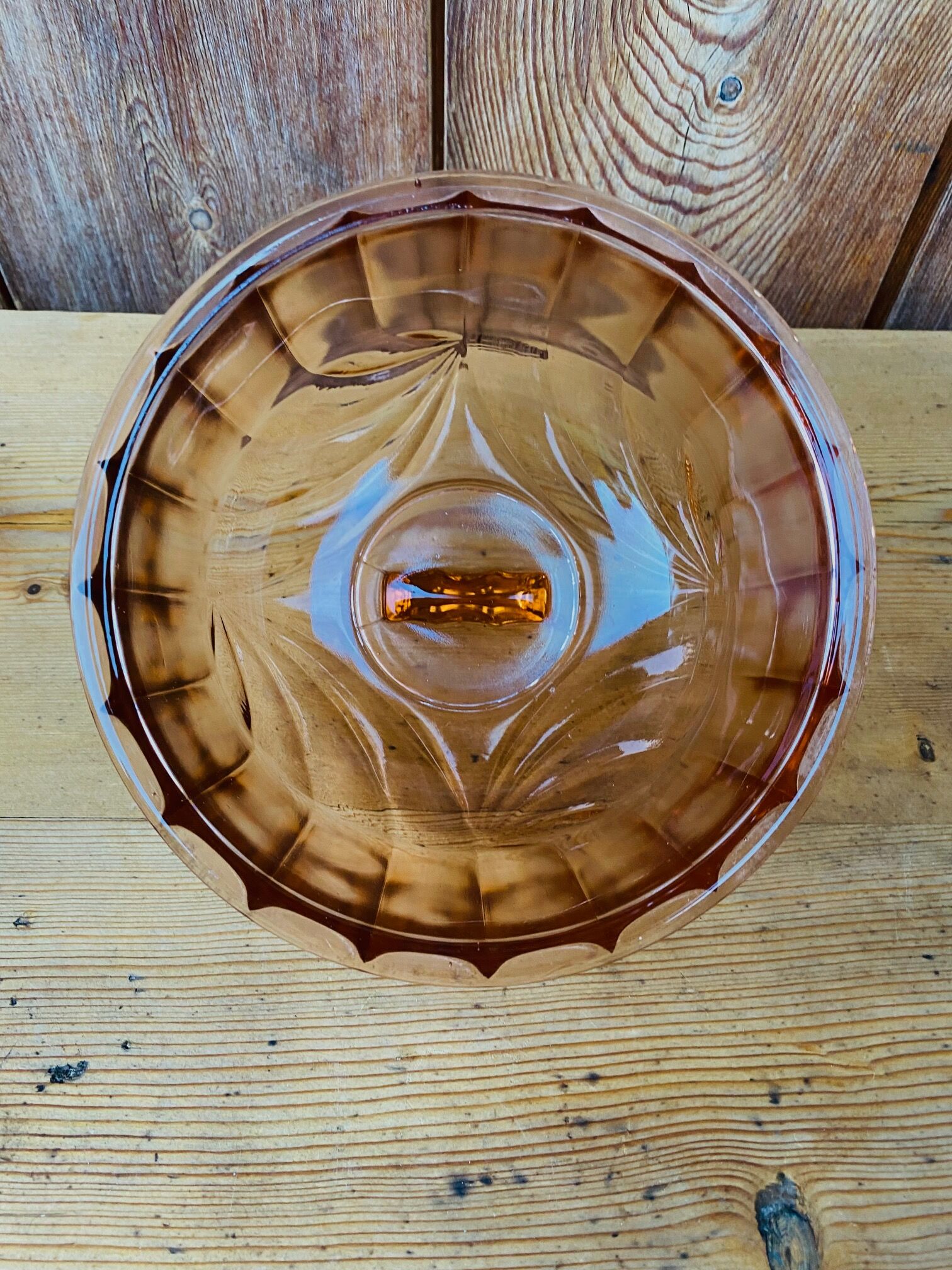 Rosaline art deco glass bell jar and its tray