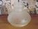 Replacement lampshade in opaque white glass in vintage French lantern style.