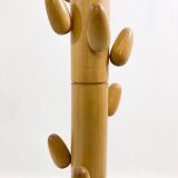 Mid-Century Modern Solid Wood Coat Rack