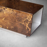 Set of low tables solar flare pattern by Guy Lefevre for Roset line