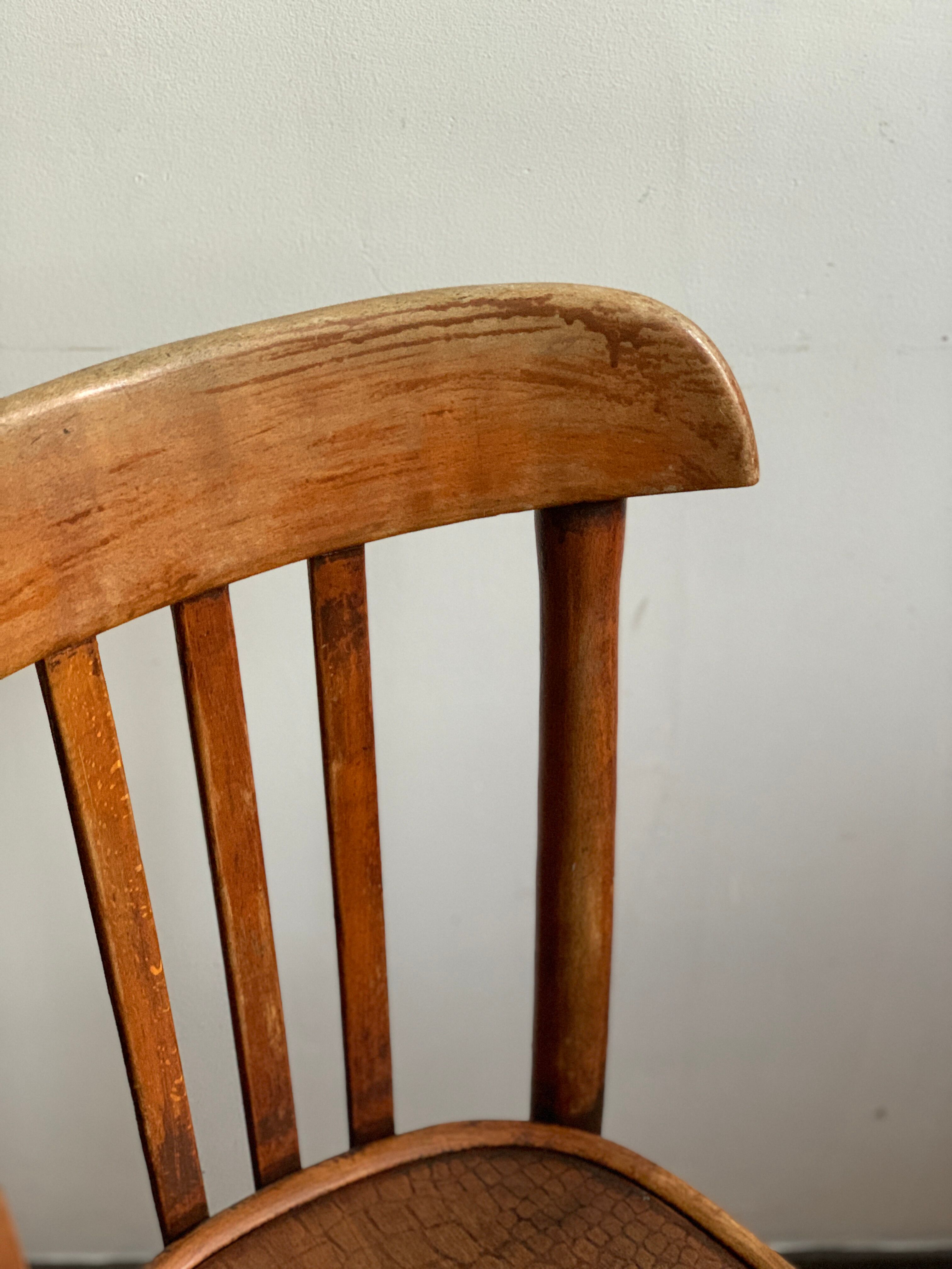 Wooden bistro chair