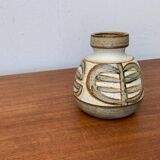 Danish vase from the mid-century pottery studio of Søholm, 1960s.