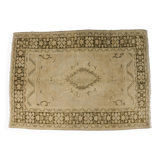 Oushak Handknotted Vintage Floor Rug