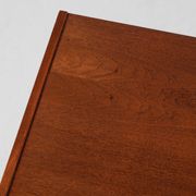 Midcentury Danish chest of 5 drawers in teak 1960s - long drawer handles