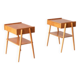 Set of 2 bedside tables by AB Carlström & co, Sweden, 1950s