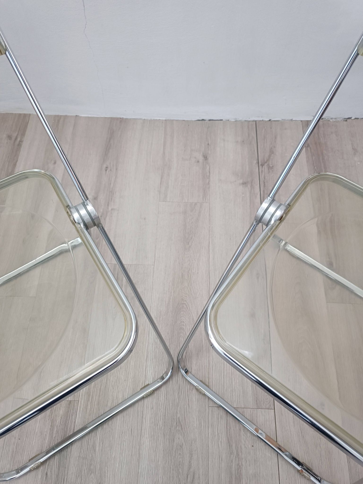 Plia chairs by Giancarlo Piretti for Anonima Castelli 1967