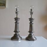 Pair of vintage Marks & Spencer lamp bases made in the UK