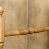 Mulched high chair, turned wood