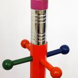 Coat rack colored pencil