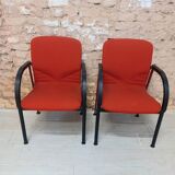 Pair of armchairs Arflex 80s