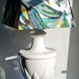 Lamp foot ceramic white lampshade dresses fabrics creator