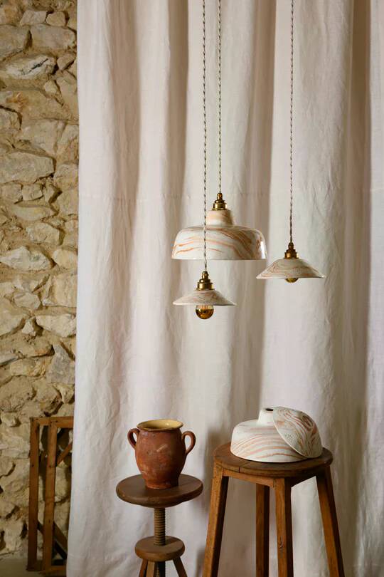 LISETTE - Glazed mixed earth - Suspension