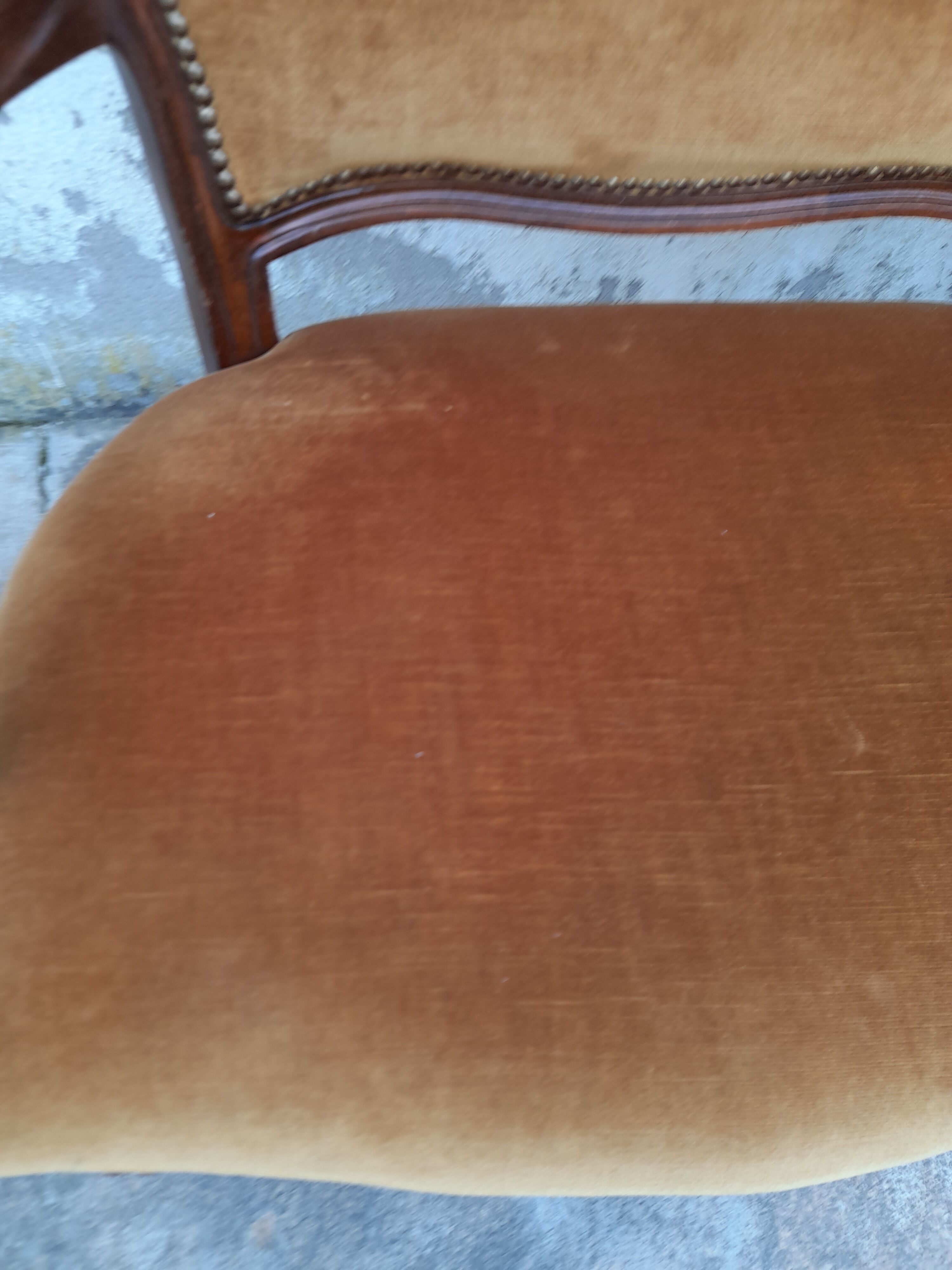 Banquette canapé style Louis XV 1930