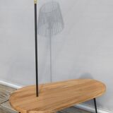 Table lamp low post surf 1950 multicolored lanyards