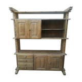 Brutalist oak buffet