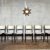 Série de 6 chaises vintage années 1960