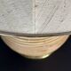 Large midcentury pencil reed rattan bamboo mushroom table lamp, 1970s
