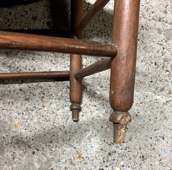 Fauteuil provençal, assise en paille