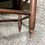 Provencal armchair, straw seat
