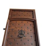 hand-forged studded castle doors + frame from the 1800s/1900s