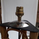 Floor lamp 60s design rattan