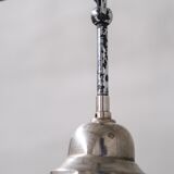 Antique Two Tone Swirl Opaline Glass Pendant