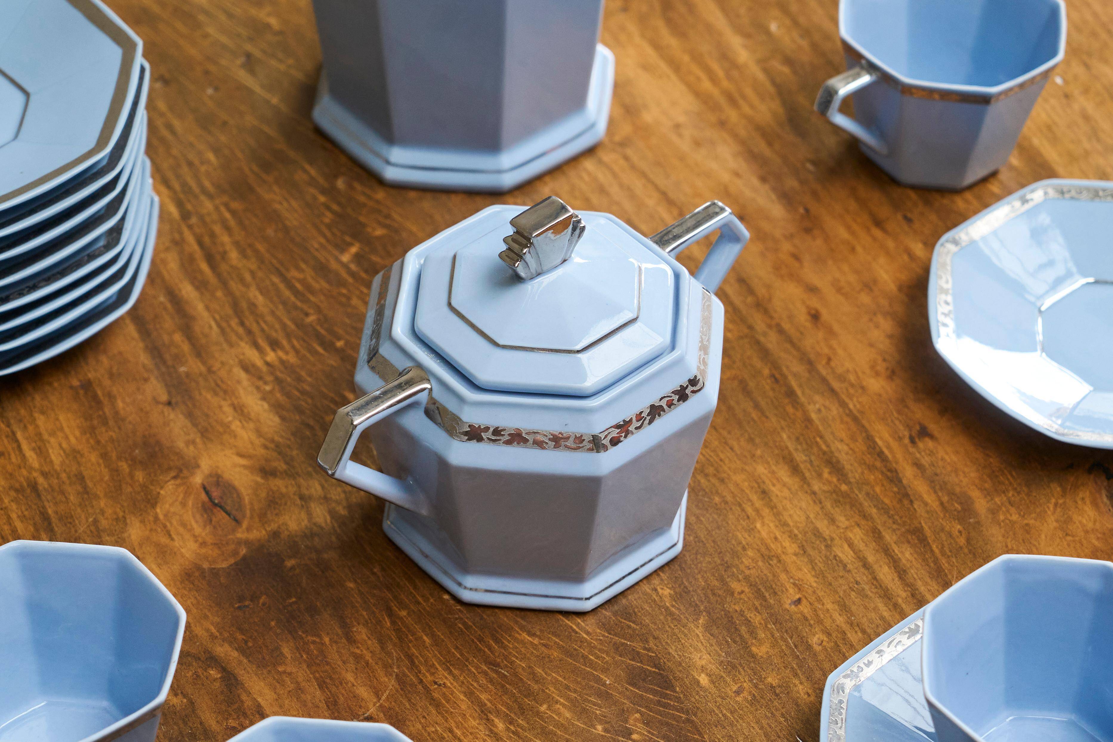 Art Deco coffee service Belgian 1930s