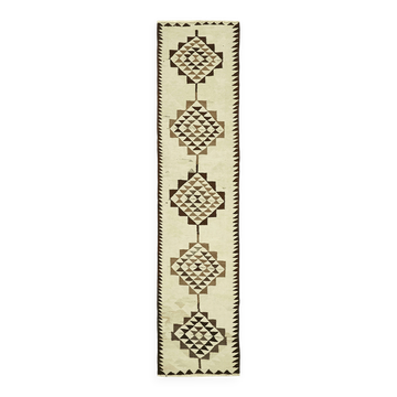 Tapis kilim vintage Herki tissé à la main en Turquie