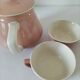 Teapot & duo cups Villeroy & Boch powder pink –