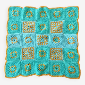 Crochet plaid, Granny squares