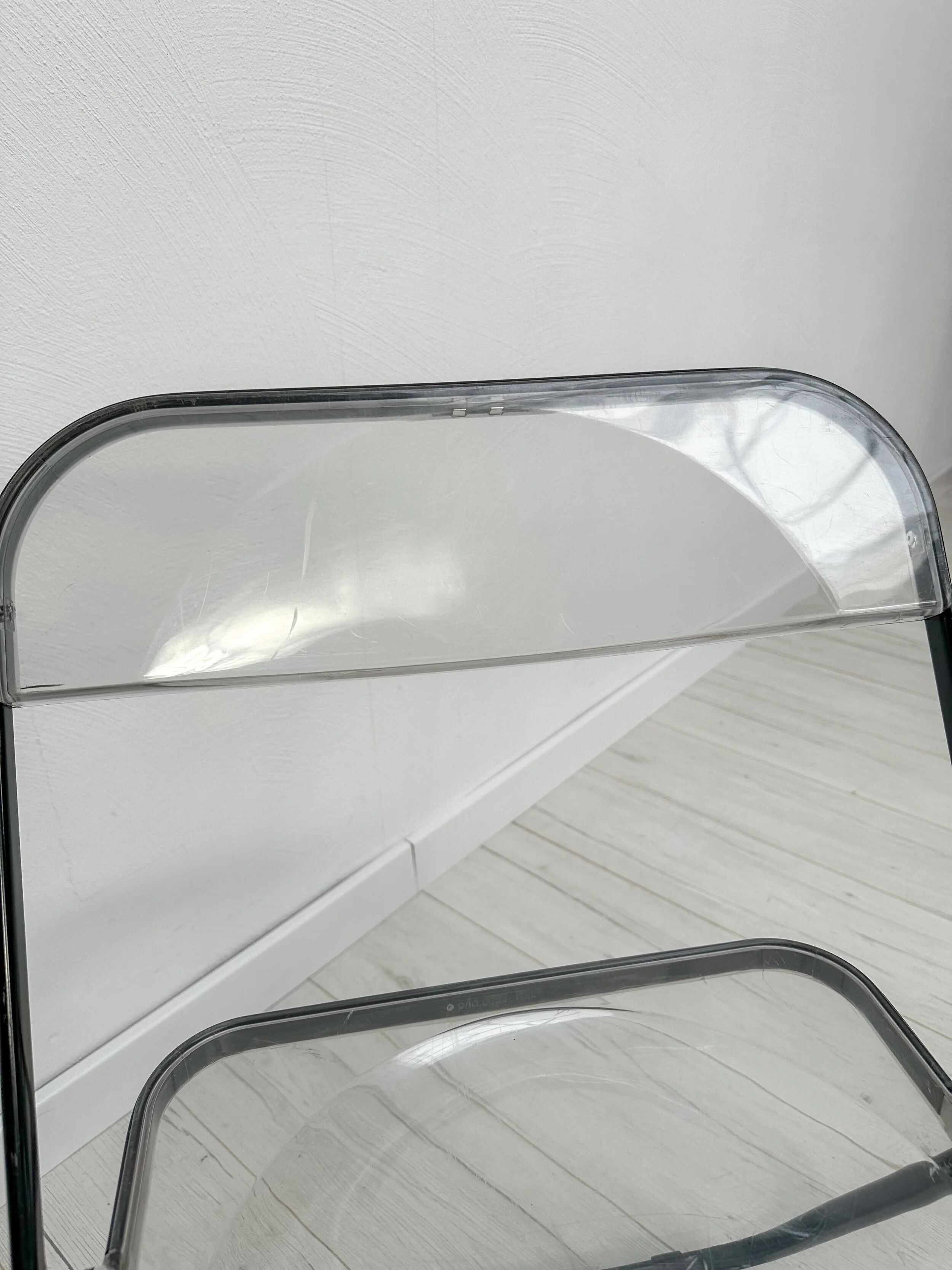 Ensemble de 3 chaises pliantes vintage Plia des années 1960 par Giancarlo Piretti pour Anonima
