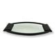 Art deco cubist bakelite mirrored tray, France 1930s