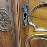 Louis XIV Style Wardrobe in Walnut 19th Century