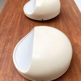 Italian Space Age Wall Lamps from the Mid-Century by Gerd Lange for Kartell, 1960s, Set of 2