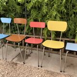 Mismatched formica chairs