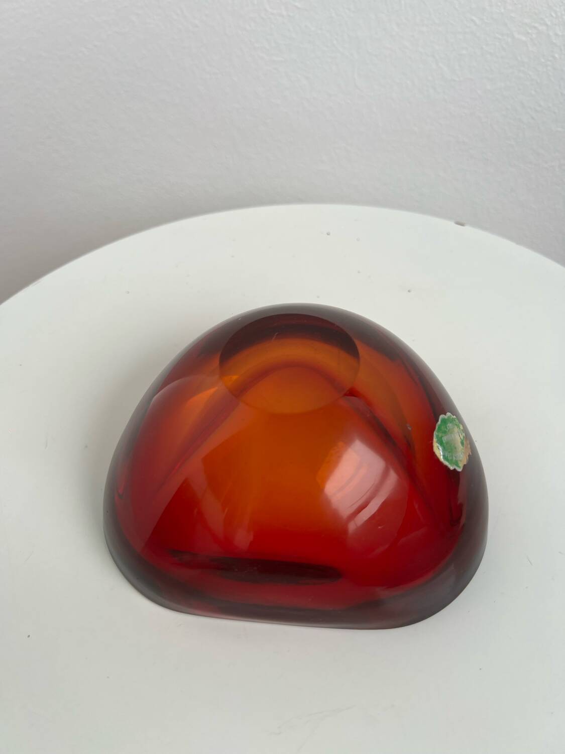 Murano Sommerso bowl 1970 Flavio Poli